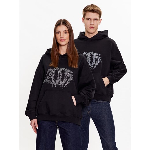 2005 Bluza Unisex Metal Horned Czarny Regular Fit ze sklepu MODIVO w kategorii Bluzy męskie - zdjęcie 185598914