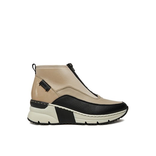 Rieker Sneakersy N6352-60 Beżowy ze sklepu MODIVO w kategorii Botki - zdjęcie 185598923