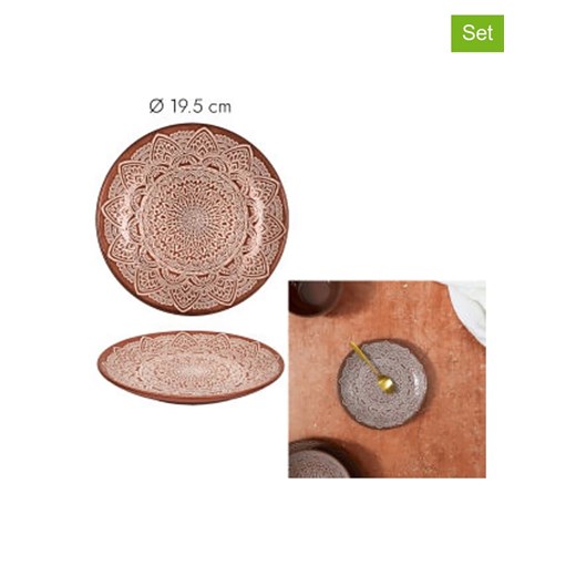 every ware Talerzyki deserowe (6 szt.) w kolorze pomarańczowym - Ø 19,5 cm ze sklepu Limango Polska w kategorii Naczynia - zdjęcie 185600503