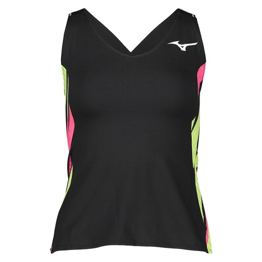 Mizuno Top funkcyjny w kolorze różowo-czarno-zielonym ze sklepu Limango Polska w kategorii Bluzki damskie - zdjęcie 185600654