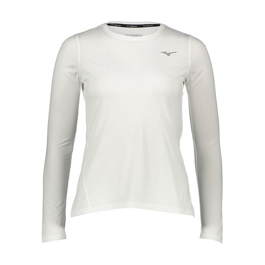 Mizuno Koszulka funkcyjna &quot;Impulse Core&quot; w kolorze białym ze sklepu Limango Polska w kategorii Bluzki damskie - zdjęcie 185600704