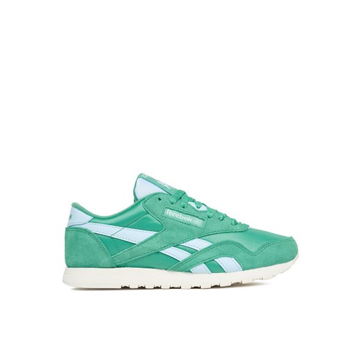 Sneakersy Reebok CEOSS-CLASSIC NYLON 100239365 Zielony ze sklepu eobuwie.pl w kategorii Buty sportowe damskie - zdjęcie 185600920