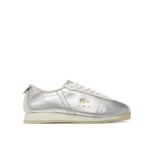 Sneakersy Lacoste Club-Low 7-50SFA0062 Srebrny ze sklepu eobuwie.pl w kategorii Buty sportowe damskie - zdjęcie 185600934