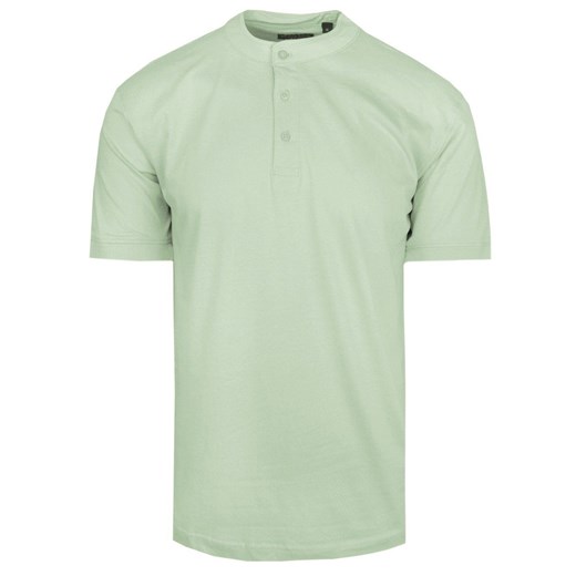 Męski T-Shirt na Stójce - Brave Soul - Kolor Miętowy TSBRSSS25hiroshiPALEMINT ze sklepu JegoSzafa.pl w kategorii T-shirty męskie - zdjęcie 185601674