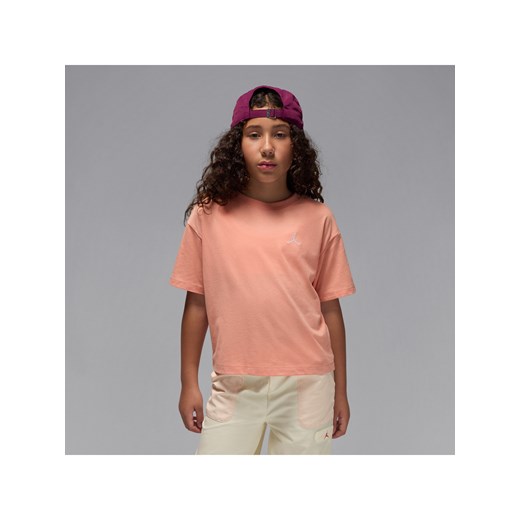 T-shirt dla dużych dzieci Jordan Brooklyn Essentials - Pomarańczowy ze sklepu Nike poland w kategorii T-shirty męskie - zdjęcie 185602243