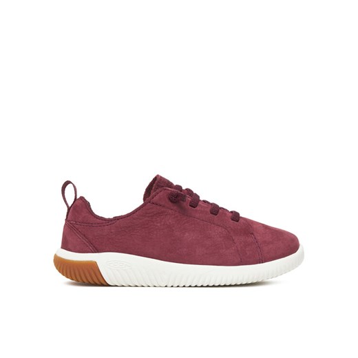 Sneakersy Keen  Knx Lace 1031145 Bordowy ze sklepu eobuwie.pl w kategorii Buty sportowe dziecięce - zdjęcie 185602374