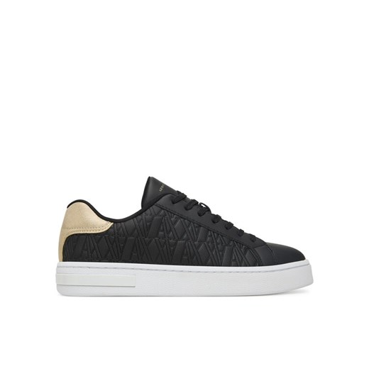Sneakersy Armani Exchange XDX165 XV891 T780 Czarny ze sklepu eobuwie.pl w kategorii Buty sportowe damskie - zdjęcie 185602402