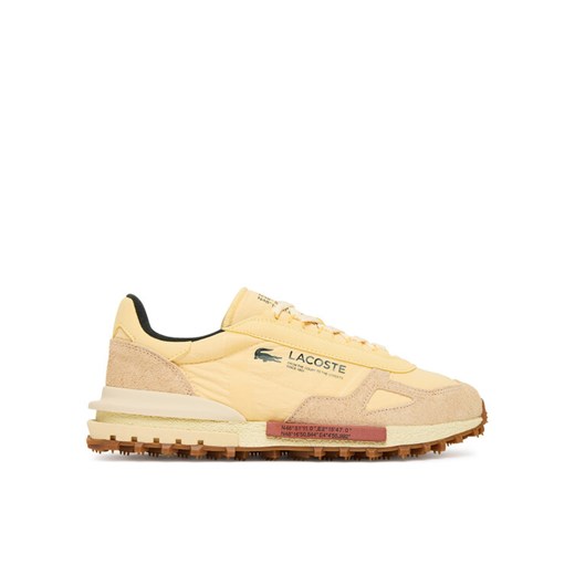 Sneakersy Lacoste Elite Active 7-50SMA0081 Żółty ze sklepu eobuwie.pl w kategorii Buty sportowe męskie - zdjęcie 185602413
