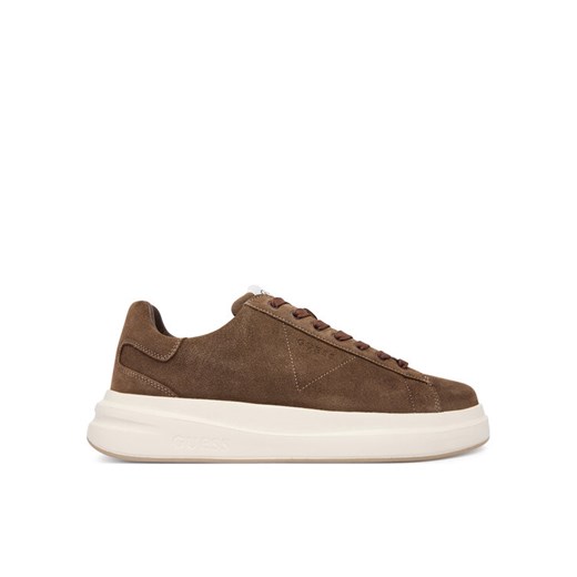 Guess Sneakersy FMFLBA SUE12 Brązowy ze sklepu MODIVO w kategorii Buty sportowe męskie - zdjęcie 185602842