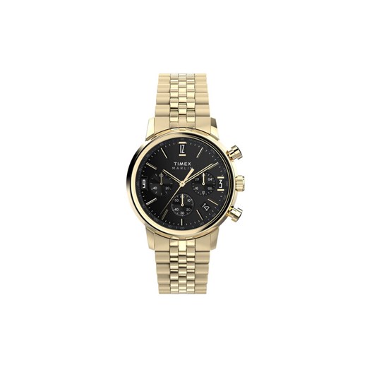 Timex Zegarek Marlin® Quartz Chronograph TW2W59900 Złoty ze sklepu MODIVO w kategorii Zegarki - zdjęcie 185602853
