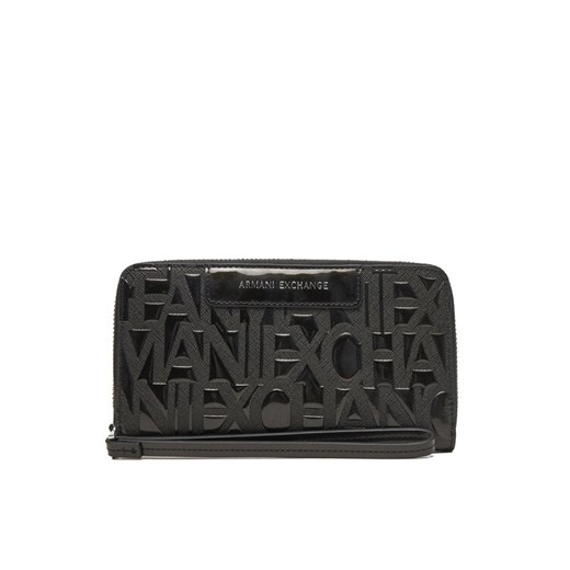 Armani Exchange Duży Portfel Damski XW001606 AF17290 UC001 Czarny ze sklepu MODIVO w kategorii Portfele damskie - zdjęcie 185602971