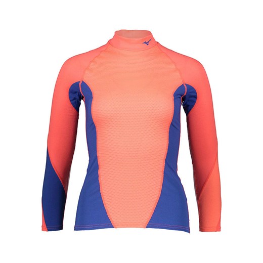 Mizuno Podkoszulek funkcyjny &quot;VBody G1&quot; w kolorze pomarańczowo-niebieskim ze sklepu Limango Polska w kategorii Bluzki damskie - zdjęcie 185603883