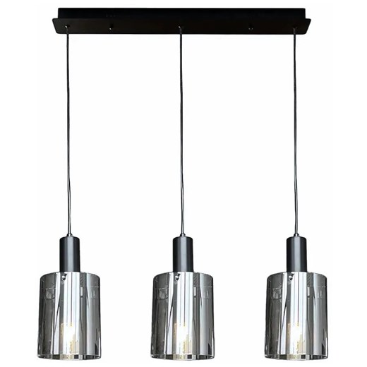 Czarna metalowa lampa wisząca - K613-Arneco ze sklepu Edinos.pl w kategorii Lampy wiszące - zdjęcie 185604244