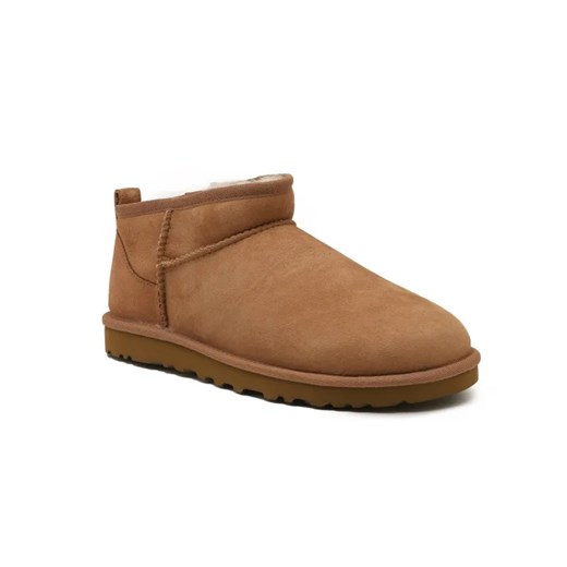 UGG Skórzane śniegowce M CLASSIC ULTRA MINI ze sklepu Gomez Fashion Store w kategorii Buty zimowe męskie - zdjęcie 185604283