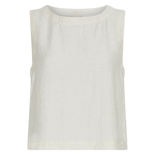 MOSS COPENHAGEN Top w kolorze białym ze sklepu Limango Polska w kategorii Bluzki damskie - zdjęcie 185605292