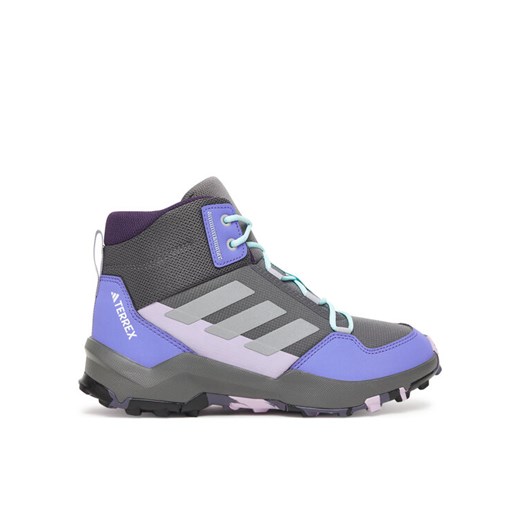 Trekkingi adidas Terrex Ax4r Mid JP9994 Fioletowy ze sklepu eobuwie.pl w kategorii Buty trekkingowe dziecięce - zdjęcie 185605310