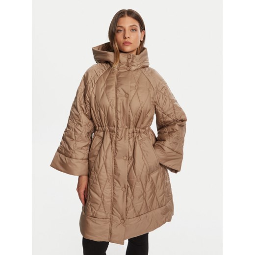 Barbour Parka LQU1846BE31 Beżowy Regular Fit ze sklepu MODIVO w kategorii Parki damskie - zdjęcie 185606154