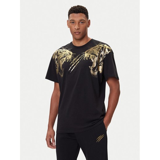 Plein Sport T-Shirt FAEC MTK8360 STE001N Czarny Loose Fit ze sklepu MODIVO w kategorii T-shirty męskie - zdjęcie 185606291