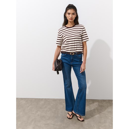 Mohito - Jeansy flare - niebieski ze sklepu Mohito w kategorii Jeansy damskie - zdjęcie 185608122