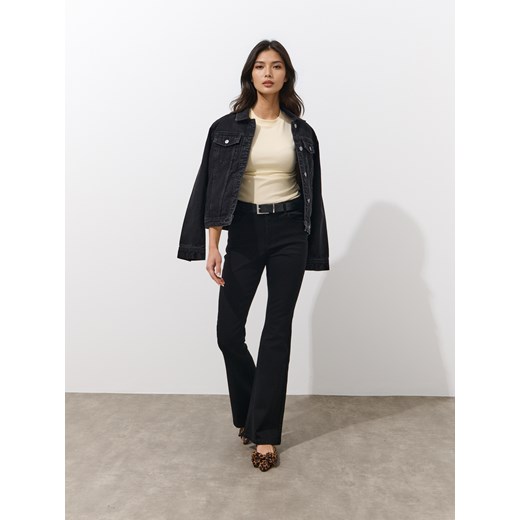 Mohito - Jeansy flare - czarny ze sklepu Mohito w kategorii Jeansy damskie - zdjęcie 185608134