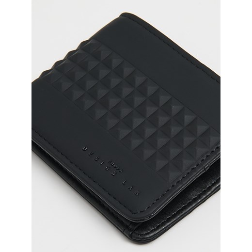 Cropp - Mały czarny portfel - czarny Cropp Uniwersalny Cropp