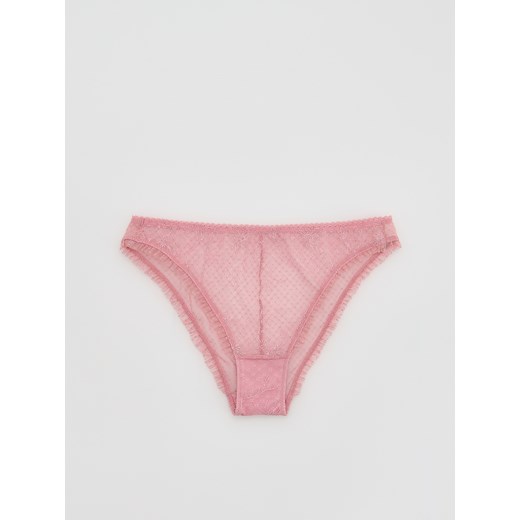Reserved - Majtki typu bikini - różowy Reserved M Reserved