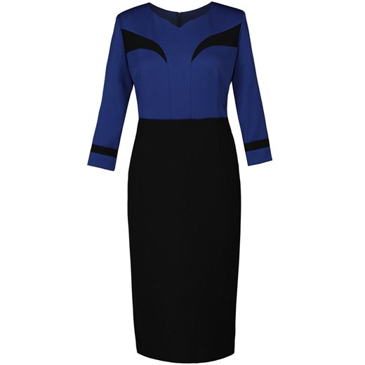 Sukienka FSU294 CZARNY CHABROWY Fokus 44 fokus.pl