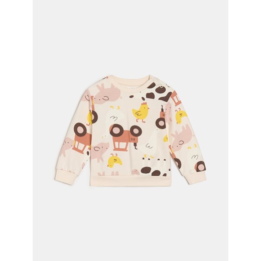 Sinsay - Bluzy 2 pack - zielony Sinsay 86 (12-18 m) Sinsay