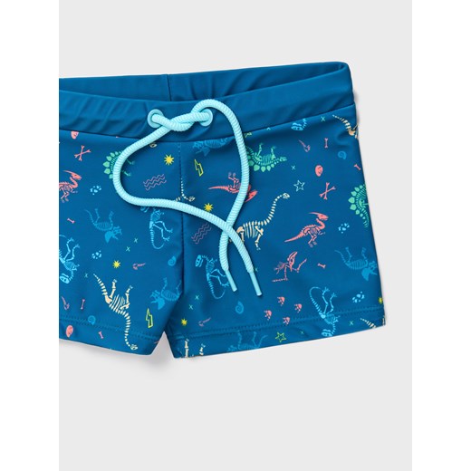 Sinsay - Kąpielówki w dinozaury wiązane w talii - granatowy Sinsay 134/140 Sinsay