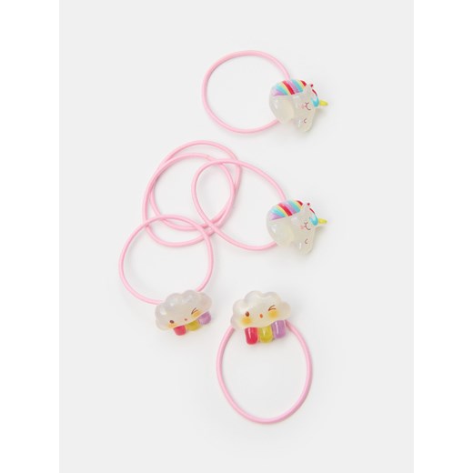 Sinsay - Gumki do włosów 6 pack - wielobarwny Sinsay One Size Sinsay