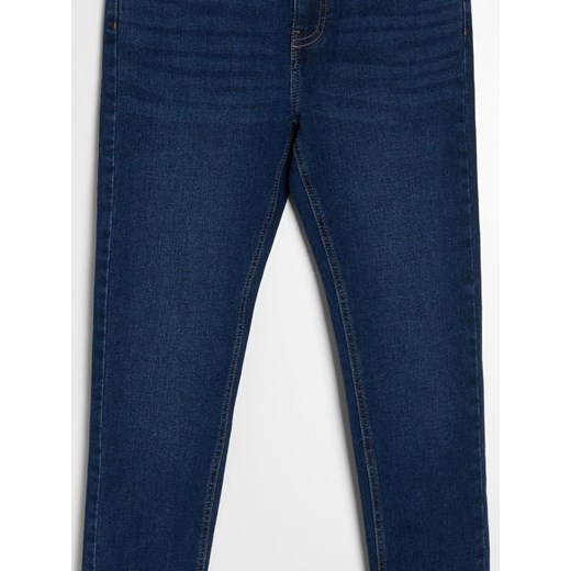 Sinsay - Jeansy skinny - granatowy Sinsay 44 Sinsay