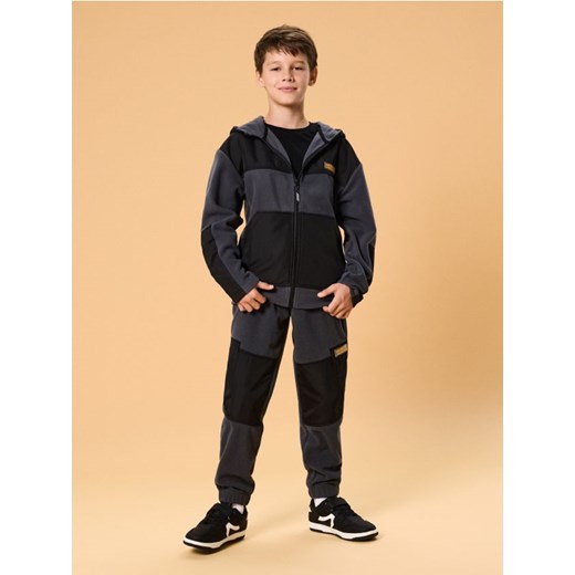 Sinsay - Spodnie jogger ze ściągaczami - szary Sinsay 158 (12-13 l) Sinsay