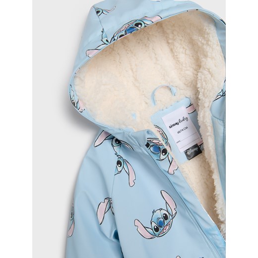 Sinsay - Kombinezon z kapturem Stitch - błękitny Sinsay 80/86 Sinsay
