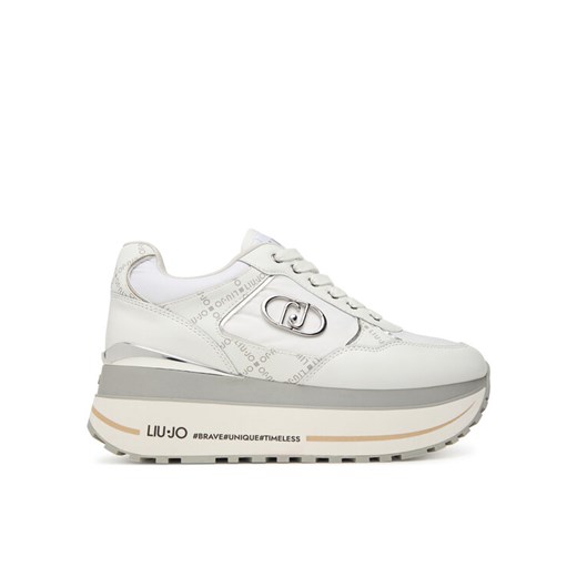 Sneakersy Liu Jo Plus 01 BF5011 PX776 Biały ze sklepu eobuwie.pl w kategorii Buty sportowe damskie - zdjęcie 185616053