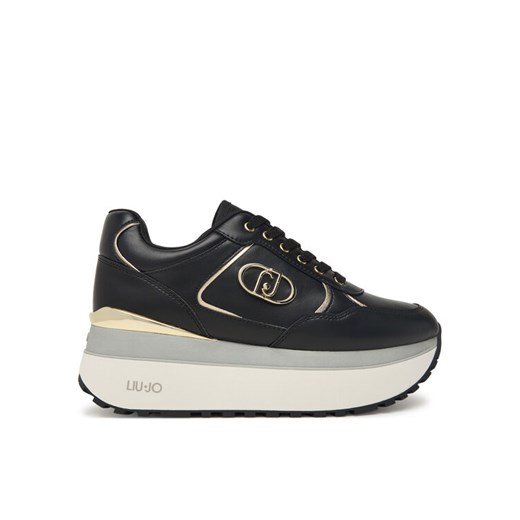 Liu Jo Sneakersy Plus 01 BF5011 P0102 Czarny ze sklepu MODIVO w kategorii Buty sportowe damskie - zdjęcie 185616333
