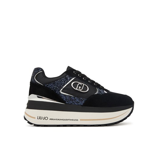 Liu Jo Sneakersy Plus 01 BF5011 PX078 Czarny ze sklepu MODIVO w kategorii Buty sportowe damskie - zdjęcie 185616381