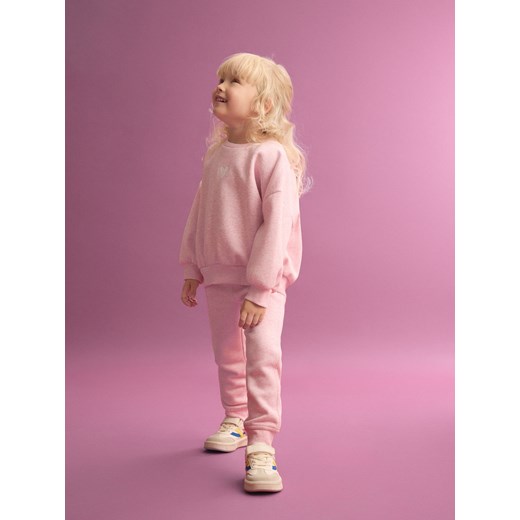 Reserved - Bluza z haftem - różowy Reserved 5-2 lata) Reserved