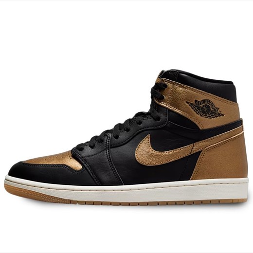 Buty męskie Air Jordan 1 High OG DZ5485-071 - czarno-złote ze sklepu streetstyle24.pl w kategorii Buty sportowe męskie - zdjęcie 185617542