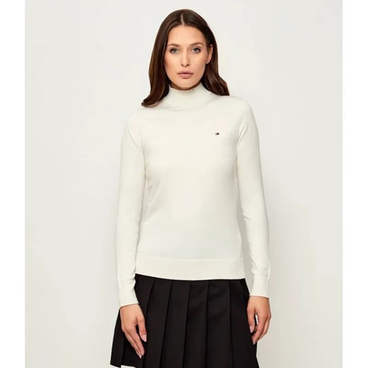 Tommy Hilfiger Półgolf | Slim Fit ze sklepu Gomez Fashion Store w kategorii Swetry damskie - zdjęcie 185617631