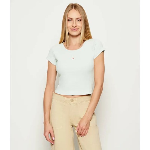 Calvin Klein Jeans Bluzka | Slim Fit ze sklepu Gomez Fashion Store w kategorii Bluzki damskie - zdjęcie 185617681