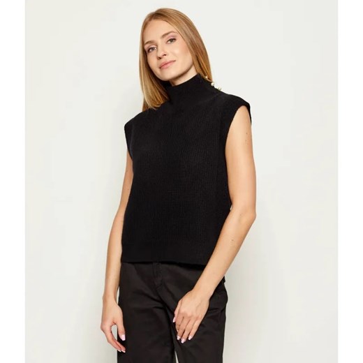 Liu Jo Wełniany golf Chiusa | Regular Fit | z dodatkiem kaszmiru ze sklepu Gomez Fashion Store w kategorii Swetry damskie - zdjęcie 185617684
