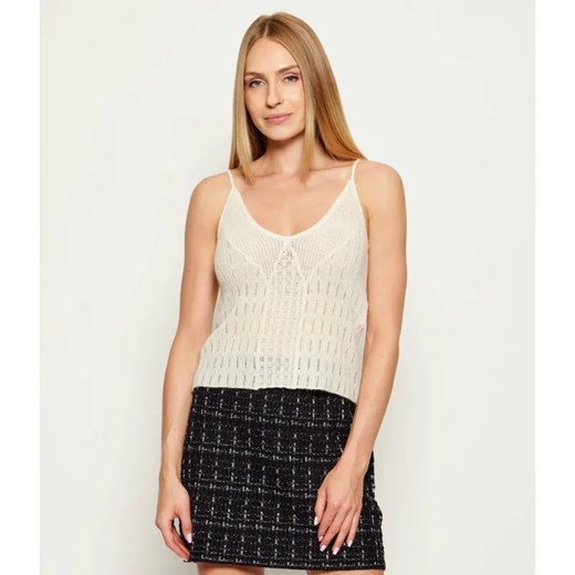 Liu Jo Wełniany sweter | Regular Fit ze sklepu Gomez Fashion Store w kategorii Swetry damskie - zdjęcie 185617693