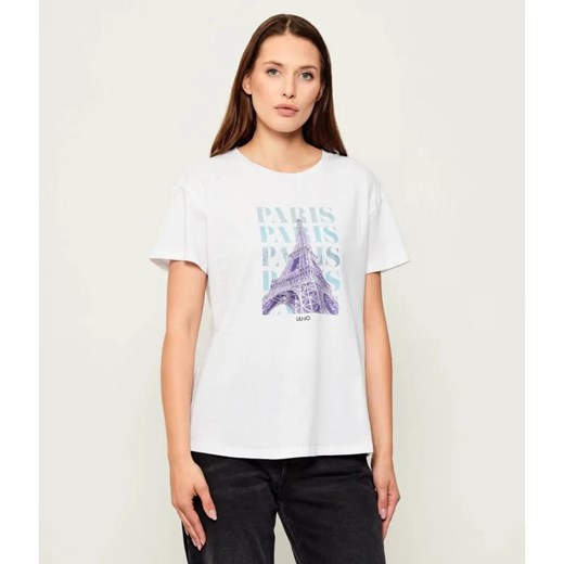 Liu Jo T-shirt | Regular Fit ze sklepu Gomez Fashion Store w kategorii Bluzki damskie - zdjęcie 185617721