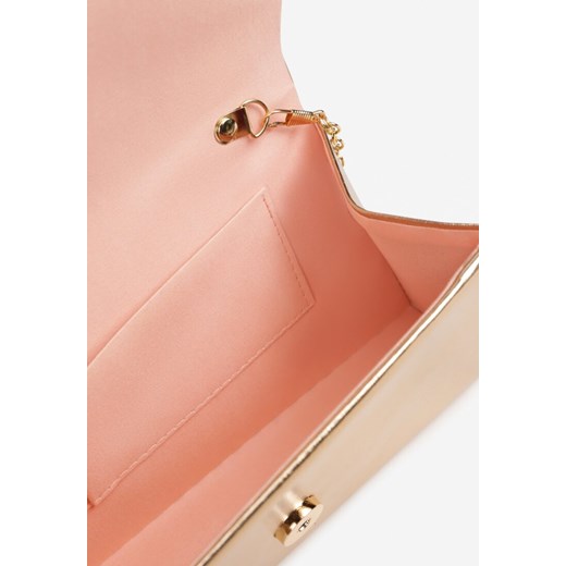 Szampańska Torebka Kopertówka z Rączką Latirosa Renee ONE SIZE renee.pl
