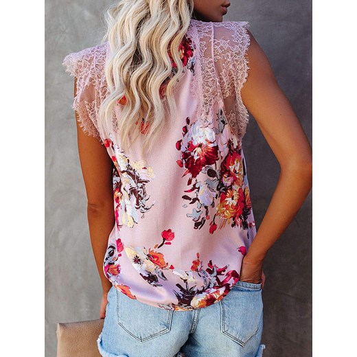 LA Angels Bluzka w kolorze jasnoróżowym ze wzorem La Angels L okazja Limango Polska