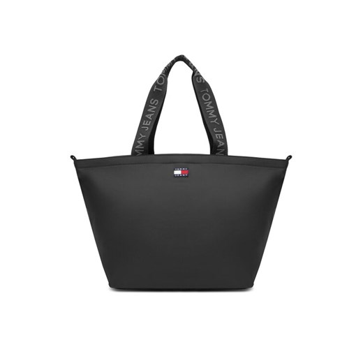 Torba Tommy Jeans Ess Daily Tote AW0AW17891 Czarny ze sklepu eobuwie.pl w kategorii Torby Shopper bag - zdjęcie 185621542