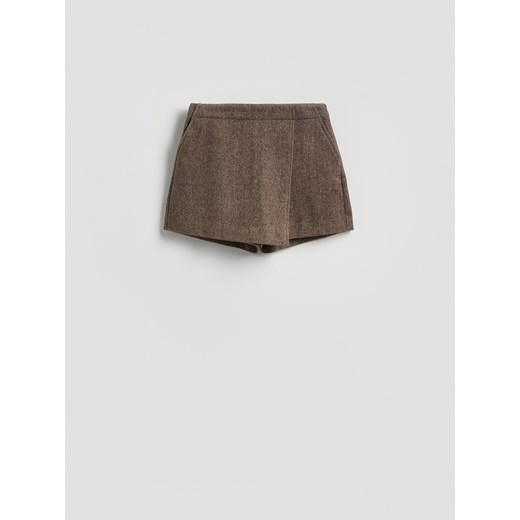Reserved - Spódnico-szorty z wełną - wielobarwny Reserved S Reserved