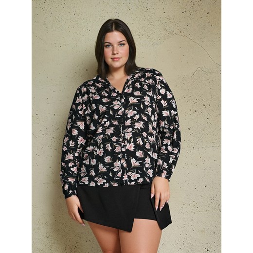 Sinsay - Wiskozowa koszula w kwiaty - wielobarwny Sinsay 3XL Sinsay