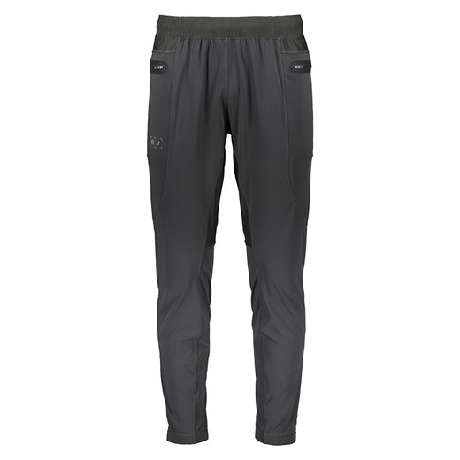 asics Spodnie hybrydowe w kolorze antracytowym do biegania ze sklepu Limango Polska w kategorii Spodnie męskie - zdjęcie 185626474