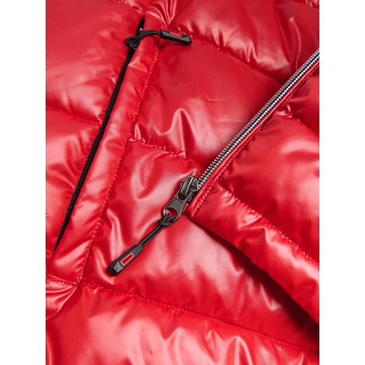 Reserved - Pikowana kamizelka ze stójką - czerwony Reserved L Reserved